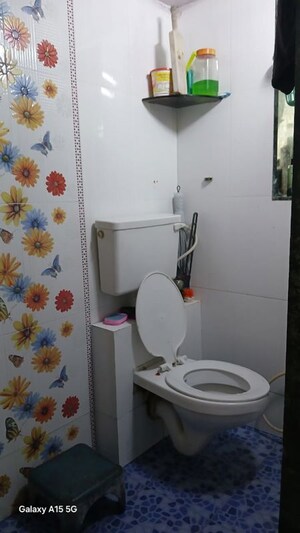 Bathroom in 1 BHK Apartment at Shree Vallabh Tower, Malad West – for Rent