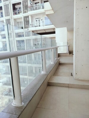 Balcony in 3 BHK Apartment at Omkar Alta Monte, Malad East – for Rent