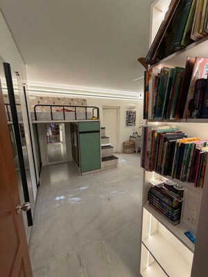 Balcony in 3 BHK Apartment at Chartered Ratna, Richmond Road – for Rent