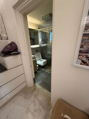 Staircase in 3 BHK Apartment at Chartered Ratna, Richmond Road – for Rent