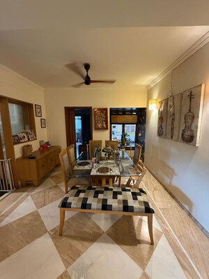 Living Room in 3 BHK Apartment at Chartered Ratna, Richmond Road – for Rent