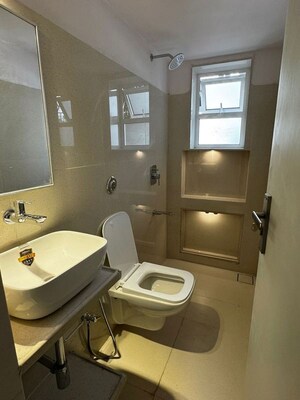 Bathroom in 1 BHK Apartment at Bandra West – for Rent