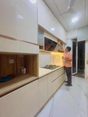 Kitchen in 2.5 BHK Apartment at Smart World Gems, Sector 89 – for Rent