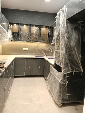 Kitchen in 3 BHK Builder Floor at East Of Kailash – for Sale