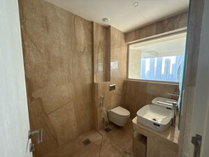 Bathroom in 3 BHK Apartment at Indiabulls Sky Forest, Lower Parel – for Rent