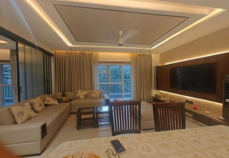 Living Room, lansum-etania 3 Bedroom 2450 Sq.Ft. Apartment In Gachibowli Hyderabad 10292284