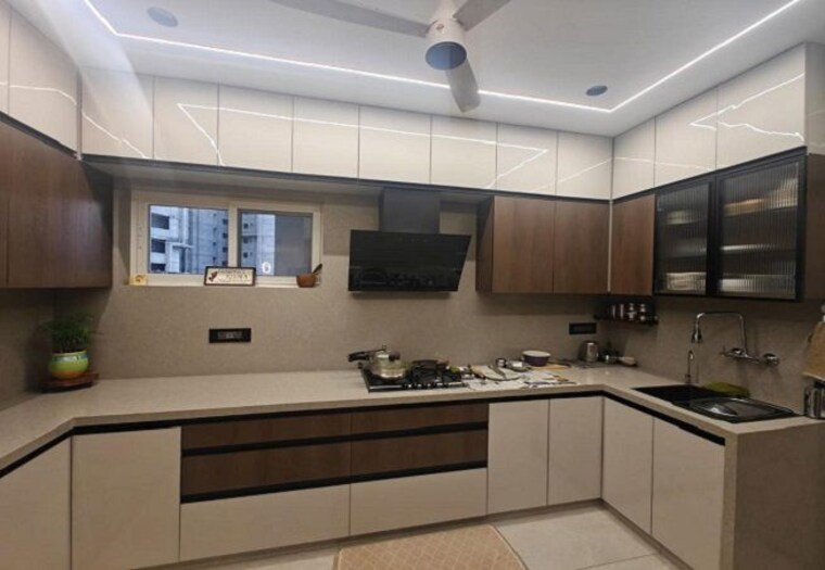 Kitchen, lansum-etania 3 Bedroom 2450 Sq.Ft. Apartment In Gachibowli Hyderabad 10292284