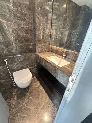 Bathroom in 3 BHK Apartment at Lodha Trump Tower, Worli – for Sale