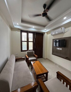 Living Room in 2 BHK Apartment at Chattarpur – for Rent