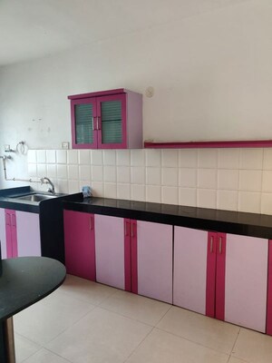 Kitchen in 2 BHK Apartment at Madhuban Satin Brick, Kharadi – for Rent