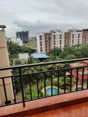 Balcony in 2 BHK Apartment at Madhuban Satin Brick, Kharadi – for Rent