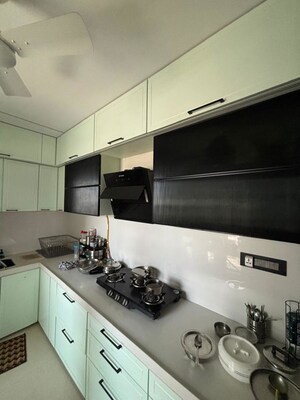 Kitchen in 4 BHK Apartment at Rajesh Raj Infinia, Malad West – for Rent