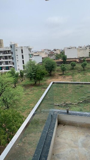 Balcony in 4 BHK Apartment at Tanishk Kanak Vrinda Heights, Patrakar Colony – for Rent