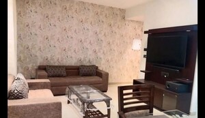 Living Room in 3 BHK Apartment at Maya Green Lotus Utsav, International Airport Road – for Rent