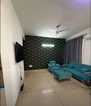 Living Room in 3 BHK Apartment at Maya Green Lotus Saksham, International Airport Road – for Rent