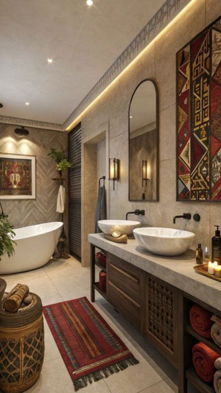 Bathroom, bidadi 3 Bedroom 1200 Sq.Ft. Villa In Bidadi Bangalore 10292720