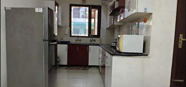 Kitchen, sunshine-enclave 3 Bedroom 1650 Sq.Ft. Apartment In Vip Road Zirakpur 10292704
