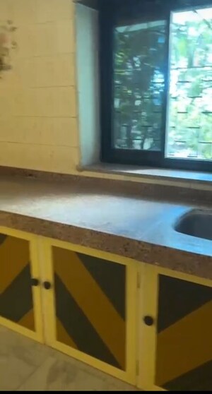 Kitchen in 1 RK Apartment at Navratna CHS Mahim, Mahim – for Rent