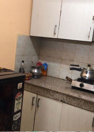 Kitchen in 2 BHK Apartment at Fusion Ufairia, Sector 16b Greater Noida – for Rent