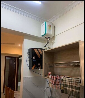 Kitchen in 3 BHK Apartment at Affinity Greens, International Airport Road – for Rent