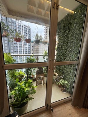 Balcony in 3 BHK Apartment at Asher Residency, Vasant Vihar – for Sale