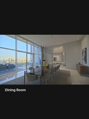 Dining area in 4 BHK Builder Floor at Adore Presidential World, Sector 84 – for Sale