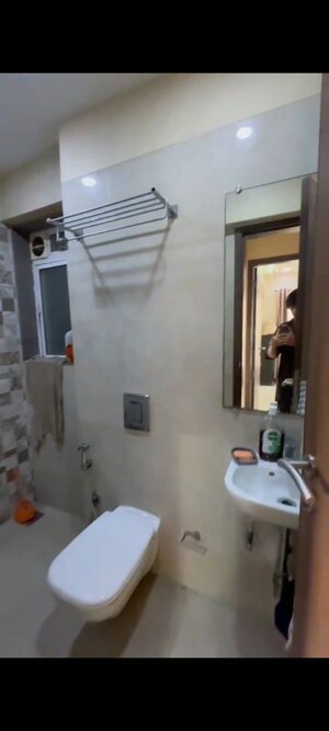 Bathroom in 2 BHK Apartment at Supreme 19, Lokhandwala – for Rent