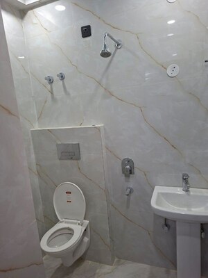 Bathroom in 2 BHK Builder Floor at Sushant Lok I – for Rent