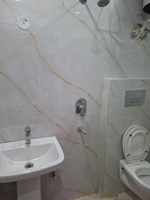 Bathroom in 2 BHK Builder Floor at Sushant Lok I – for Rent