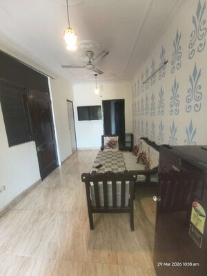 Living Room in 2 BHK Builder Floor at Saket – for Rent