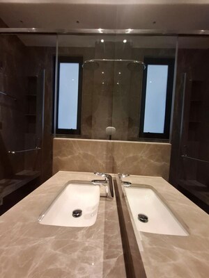 Bathroom in 3 BHK Builder Floor at Vasant Vihar – for Rent