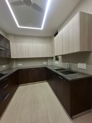Kitchen in 3 BHK Builder Floor at Vasant Vihar – for Rent