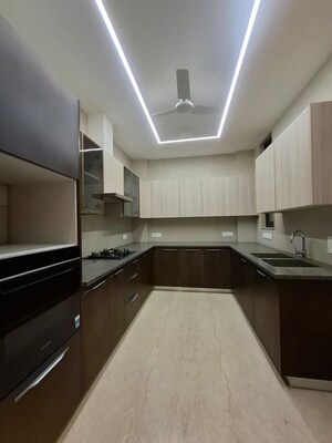 Kitchen in 3 BHK Builder Floor at Vasant Vihar – for Rent