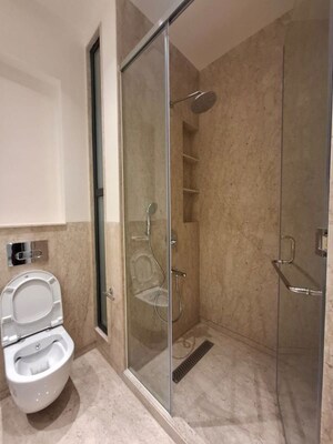 Bathroom in 3 BHK Builder Floor at Vasant Vihar – for Rent