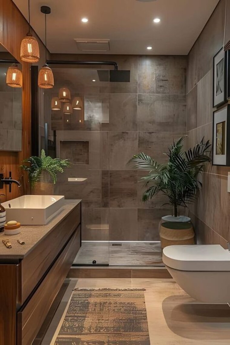 Bathroom, bidadi  1200 Sq.Ft. Villa In Bidadi Bangalore 10293494