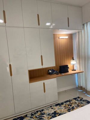 Bathroom in Studio Apartment at L&T Raintree Boulevard, Hebbal – for Rent