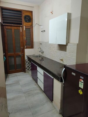 Kitchen in 1 BHK Builder Floor at Kohli One Malibu Town, Sector 47 – for Rent