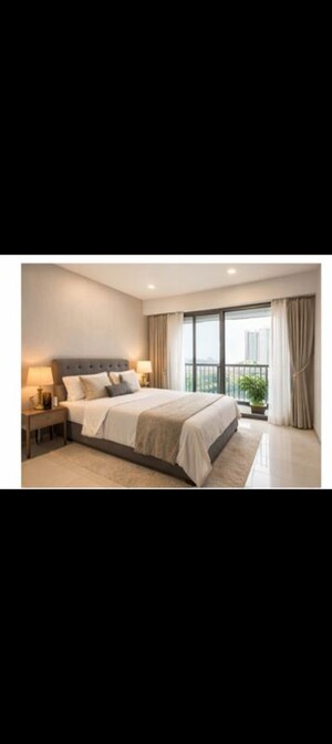 Bedroom in 2 BHK Apartment at Lodha Amara, Kolshet Road – for Rent