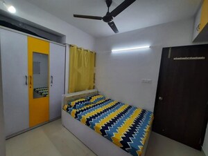 Bedroom in 1 BHK Apartment at Lodha Casa Viva, Majiwada – for Rent