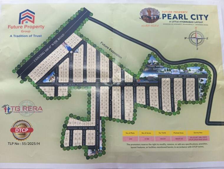undefined, happy-hill-city  165 Sq.Yd. Plot In Narayanapur Vikarabad 10293809