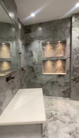 Bathroom in 3 BHK Builder Floor at Jor Bagh – for Rent