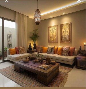 Living Room in 3 BHK Villa at Bidadi – for Sale