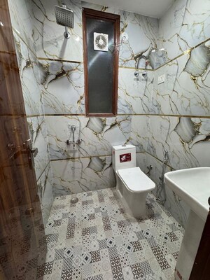 Bathroom in 1 BHK Apartment at Chattarpur – for Rent