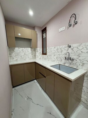 Kitchen in 1 BHK Apartment at Chattarpur – for Rent