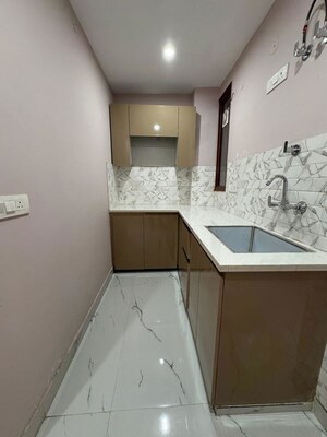 Kitchen in 1 BHK Apartment at Chattarpur – for Rent