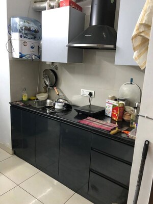 Kitchen in 1 BHK Builder Floor at Sushant Lok I – for Rent