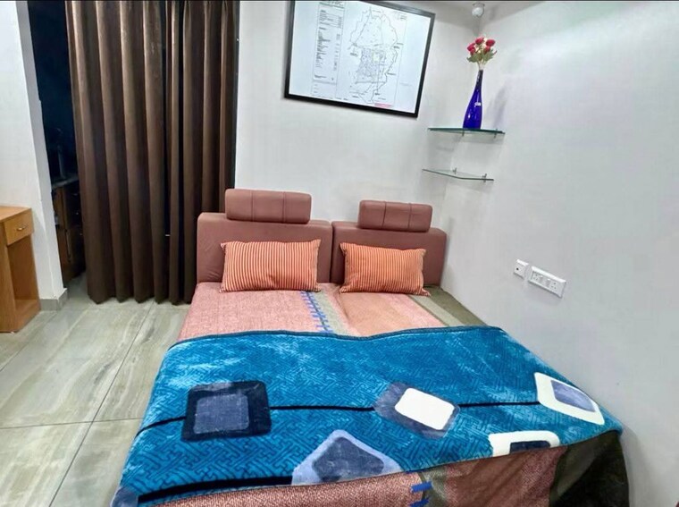 Bedroom, vip road 1 Bedroom 700 Sq.Ft. Apartment In Vip Road Zirakpur 10294613