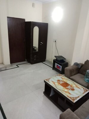 Bedroom in 1 BHK Builder Floor at Sushant Lok I – for Rent