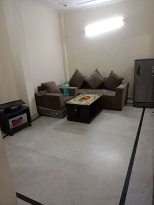 Living Room in 1 BHK Builder Floor at Sushant Lok I – for Rent