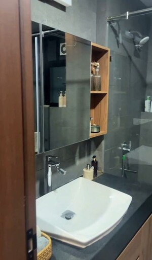 Attached Bathroom in 3 BHK Apartment at Krisumi Waterfall Residences, Sector 36a – for Rent